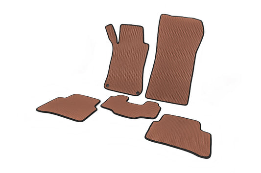 EVA Floor Mats (Brown) for Mercedes C-class W203 2000-2007 - image 2