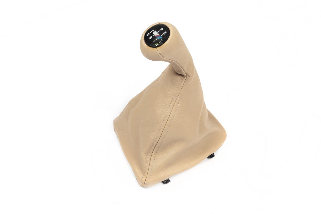 Gear Shift Boot + Knob OEM (beige) for BMW 3 Series E46 1998-2006 - image 1