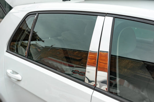 Stainless Steel Pillar Covers for Volkswagen Golf 7/E-Golf 2012-2020 - image 1