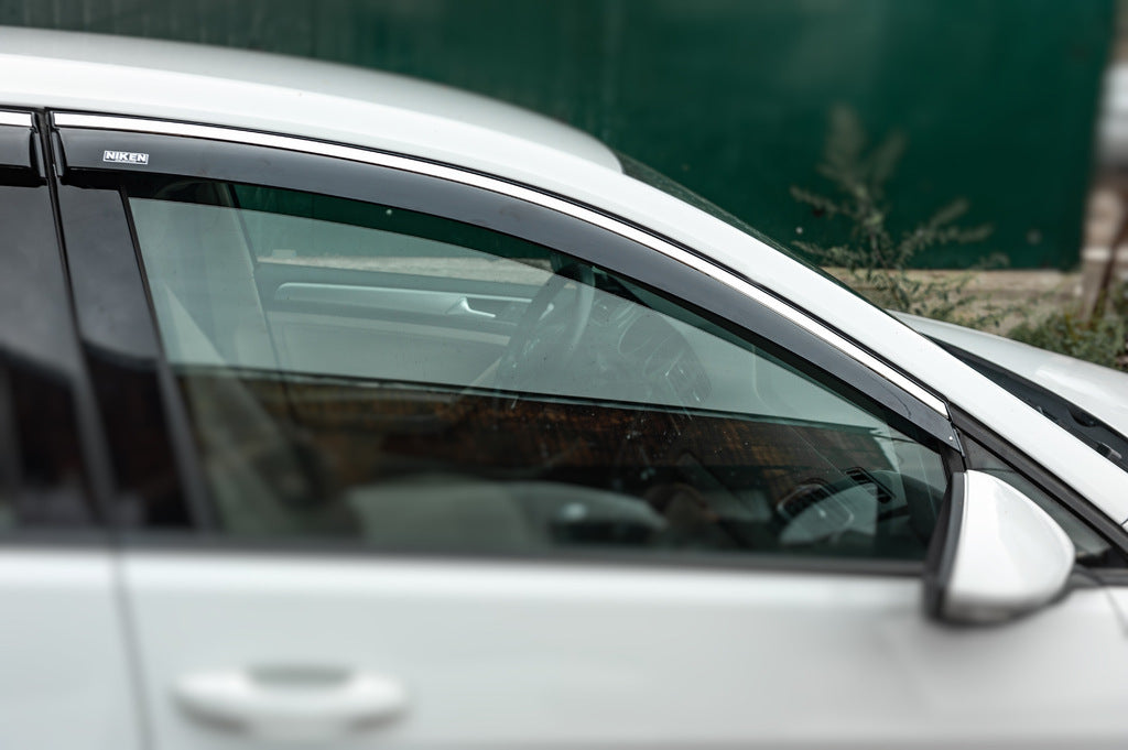 Window Deflectors with Chrome Trim HB (4 pcs, Niken) for Volkswagen Golf 7/E-Golf 2012-2020 - image 7