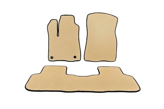 EVA mats (2 rows, Beige) for Toyota Highlander 2013-2019 - Reelken Auto