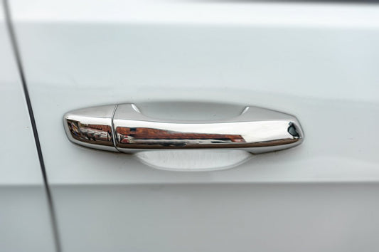 Chrome Door Handle Covers (4 pcs, Stainless Steel) for Seat Leon 2013-2020 - image 2