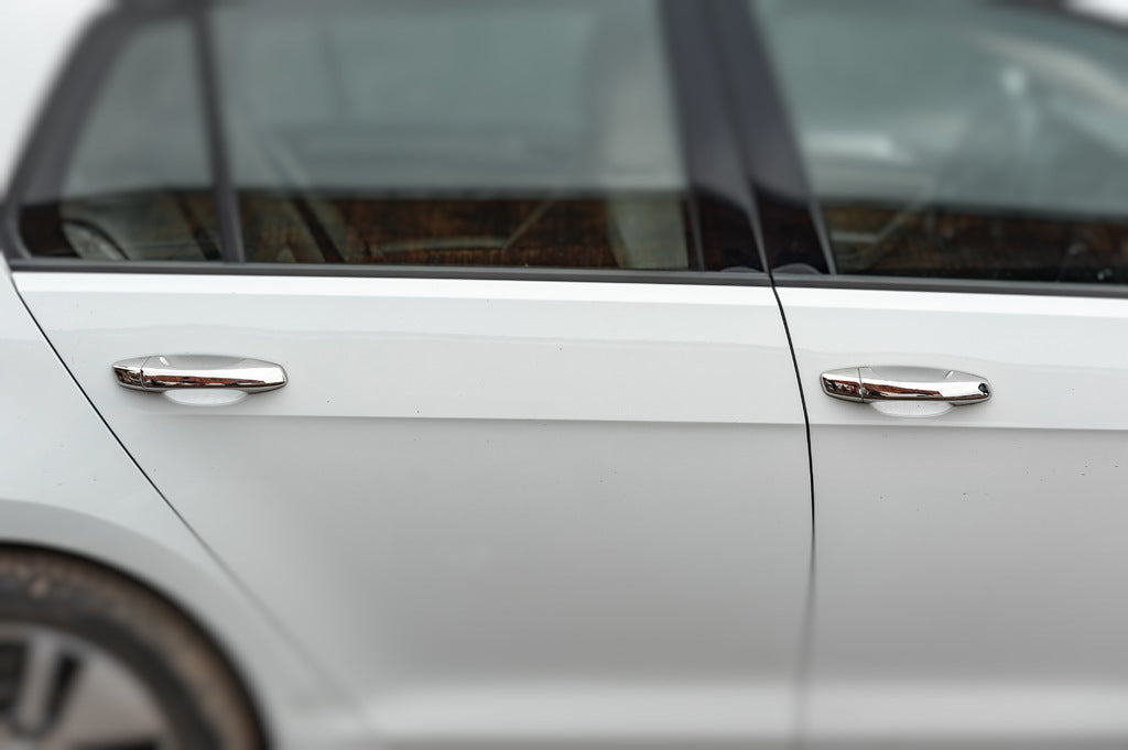 Chrome Door Handle Covers (4 pcs, Stainless Steel) for Volkswagen Golf 7/E-Golf 2012-2020 - image 2