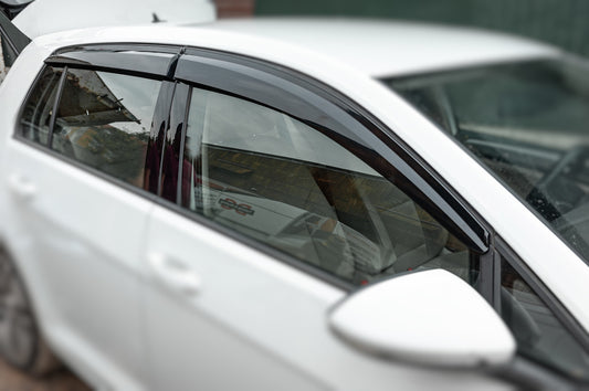 Window Deflectors HB (4 pcs, Sunplex Sport) for Volkswagen Golf 7/E-Golf 2012-2020 - image 1