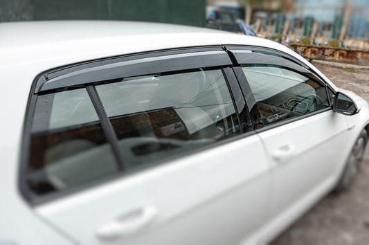 Window Deflectors HB (4 pcs, Sunplex Sport) for Volkswagen Golf 7/E-Golf 2012-2020 - image 2