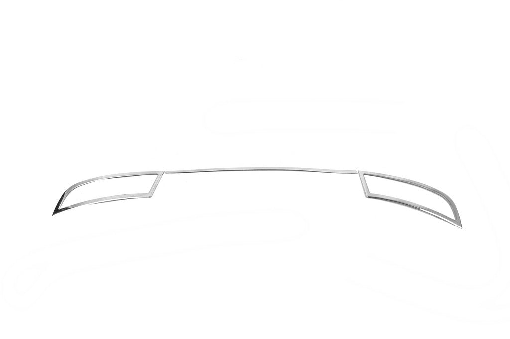 Rear bumper end trim Carmos (3 pcs, stainless steel) for Skoda Superb 2015-2024 - image 4