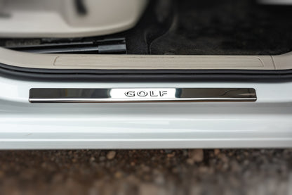Door Sill Protectors OmsaLine V2 (4 pcs, Stainless Steel) for Volkswagen Golf 7/E-Golf 2012-2020 - image 2