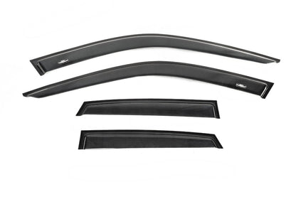 Side window wind deflectors Sedan (4 pcs, HIC) for Audi 100 C4 1990-1994 - image 3