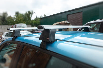 Roof rack for smooth roof (chrome, pair) for Nissan Leaf 2010-2017 - image 3