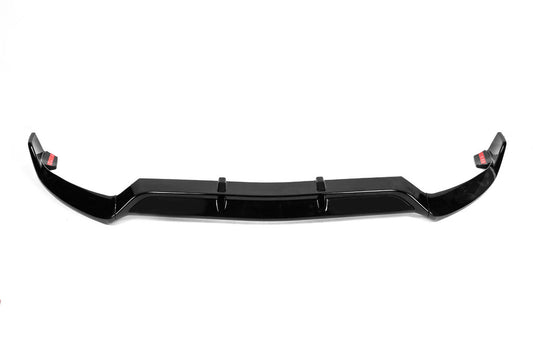Front Bumper Lip DPT V1 (2014-2018, for AMG-Line only, Gloss Black) for Mercedes C-сlass W205 2014-2021 - image 2