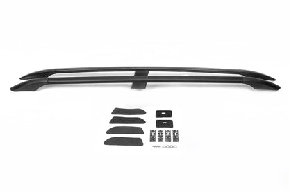 Black Roof Rails (Plastic Feet, Adhesive Mounting) for Kia Soul I 2008-2013 - image 2
