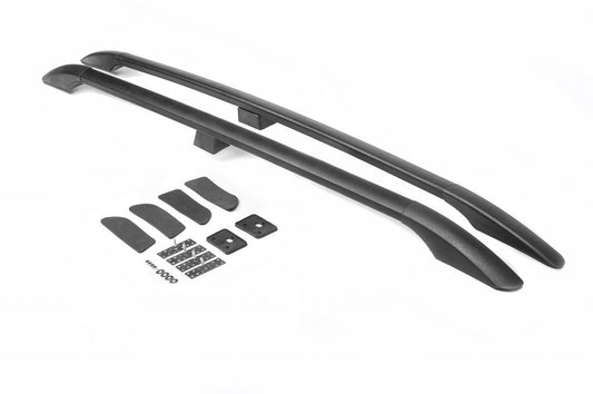 Black Roof Rails (Plastic Feet, Adhesive Mounting) for Kia Soul II 2013-2018 - image 1