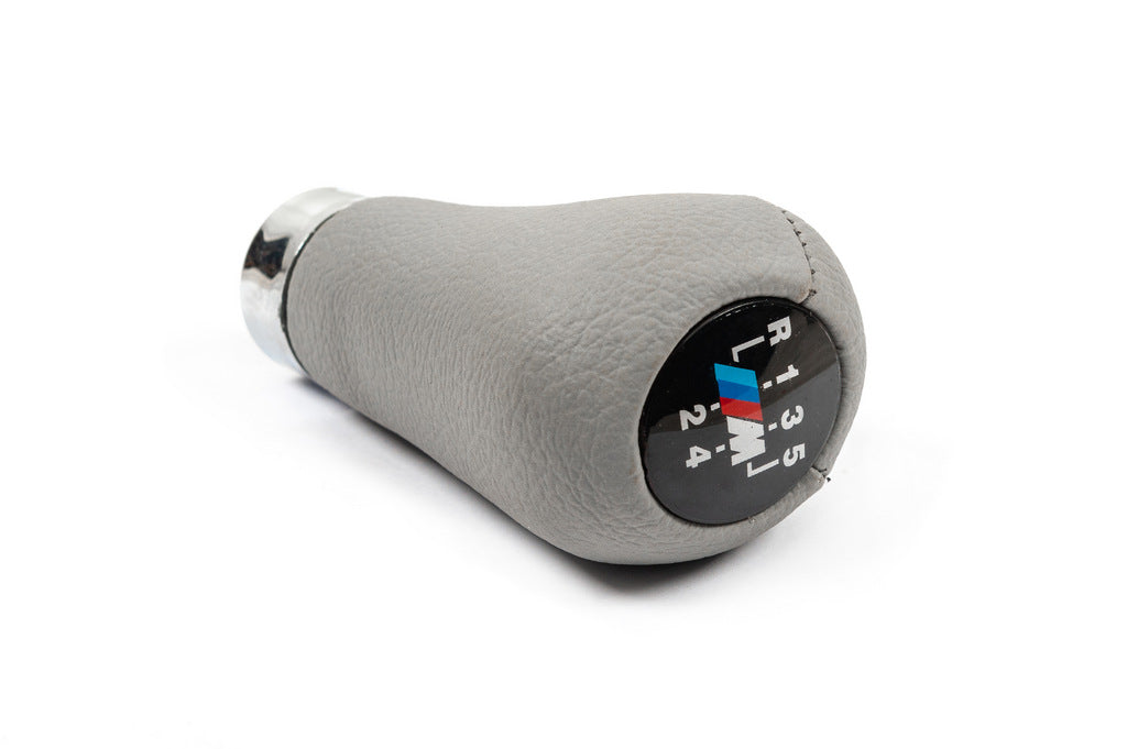 Gear Shift Knob OEM (leatherette, smooth gray) for BMW 5 Series E-34 1988-1995 - image 3