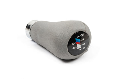 Gear Shift Knob OEM (leatherette, smooth gray) for BMW 3 Series E30 1982-1994 - image 1