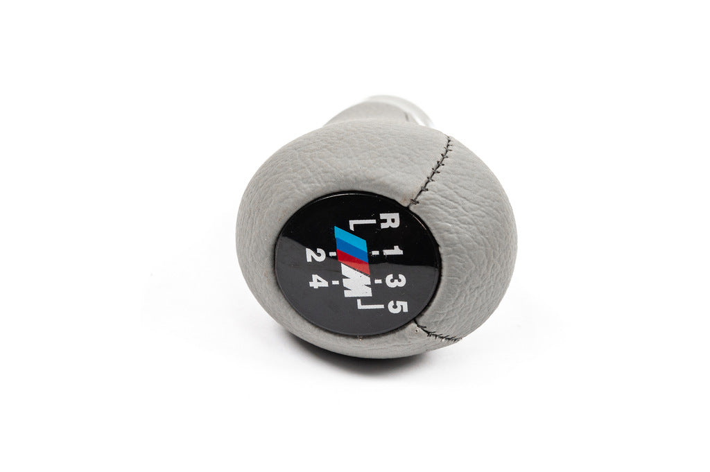 Gear Shift Knob OEM (leatherette, smooth gray) for BMW 5 Series E-34 1988-1995 - image 5