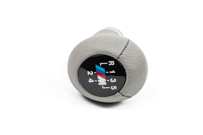 OEM gear knob (leatherette, gray smooth) for BMW 3 series E-30 1982-1994 - Reelken Auto