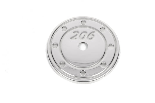 Chrome Fuel Tank Cap Cover (Stainless Steel) for Peugeot 206 1998-2024 - image 1