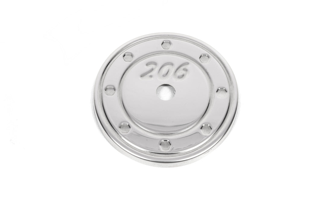 Chrome Fuel Tank Cap Cover (Stainless Steel) for Peugeot 206 1998-2024 - image 1