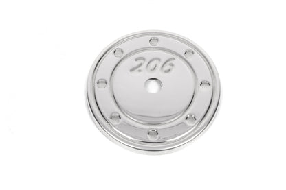 Chrome Fuel Tank Cap Cover (Stainless Steel) for Peugeot 206 1998-2024 - image 1
