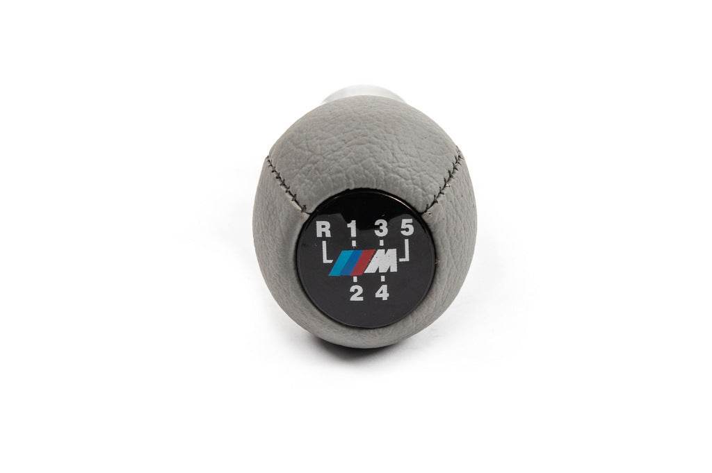 OEM gear knob (leatherette, gray smooth) for BMW 3 series E-30 1982-1994 - Reelken Auto
