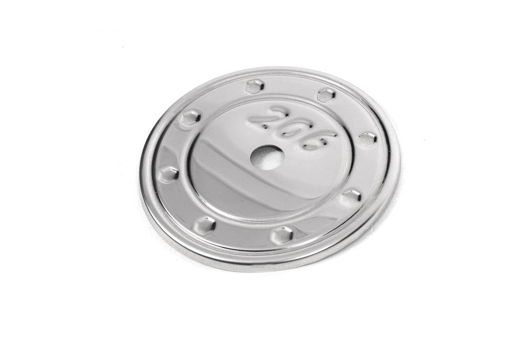 Strap on the gas tank hatch (stainless steel). for Peugeot 206 - Reelken Auto
