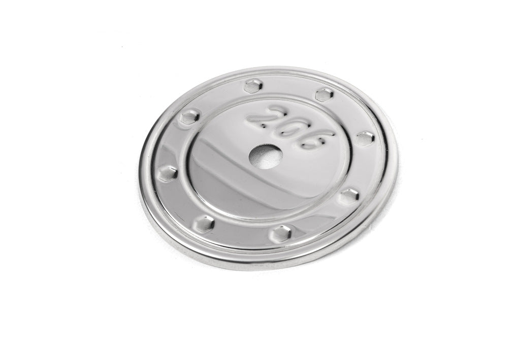 Chrome Fuel Tank Cap Cover (Stainless Steel) for Peugeot 206 1998-2024 - image 3