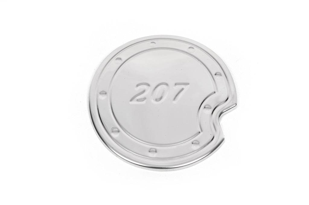 Strap on the gas tank hatch (stainless steel). for Peugeot 207 - Reelken Auto