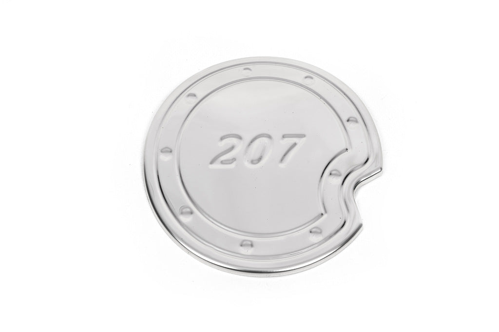 Chrome Fuel Tank Cap Cover (Stainless Steel) for Peugeot 207 2006-2014 - image 1