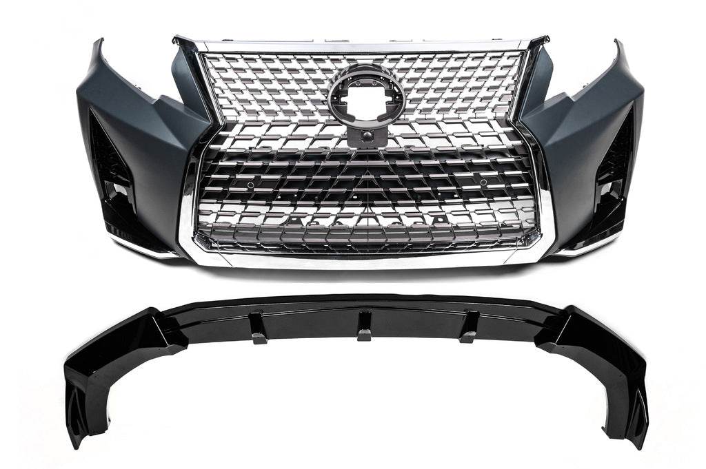 Front bumper GX-design V2 (2017-) for Toyota Land Cruiser Prado 150 - Reelken Auto