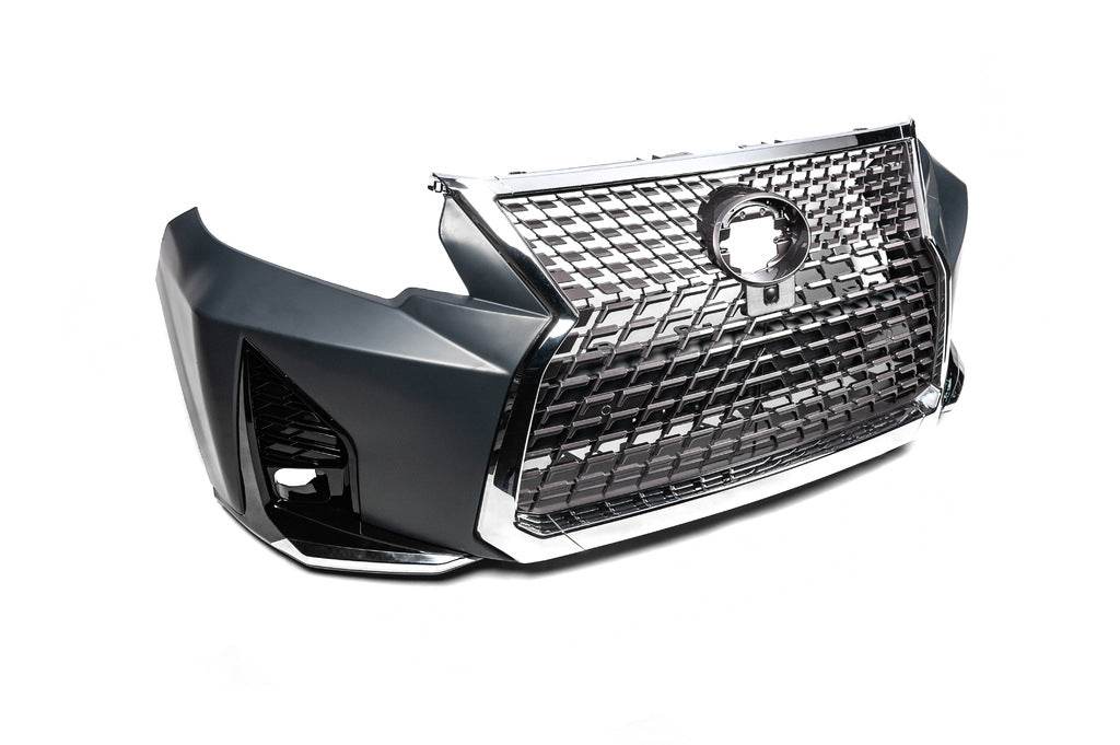 Front bumper GX-design V2 (2017-) for Toyota Land Cruiser Prado 150 - Reelken Auto