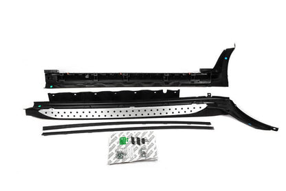 Side sills (2 pieces, aluminum) for BMW X3 E-83 2003-2010 - Reelken Auto