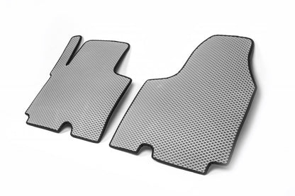 Floor mats (2 pcs, EVA, gray) for Opel Vivaro 2015-2019 - image 1