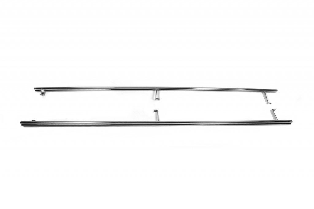 Side Double Pipes (2 pcs, Stainless Steel) for Nissan Qashqai 2010-2014 - image 4