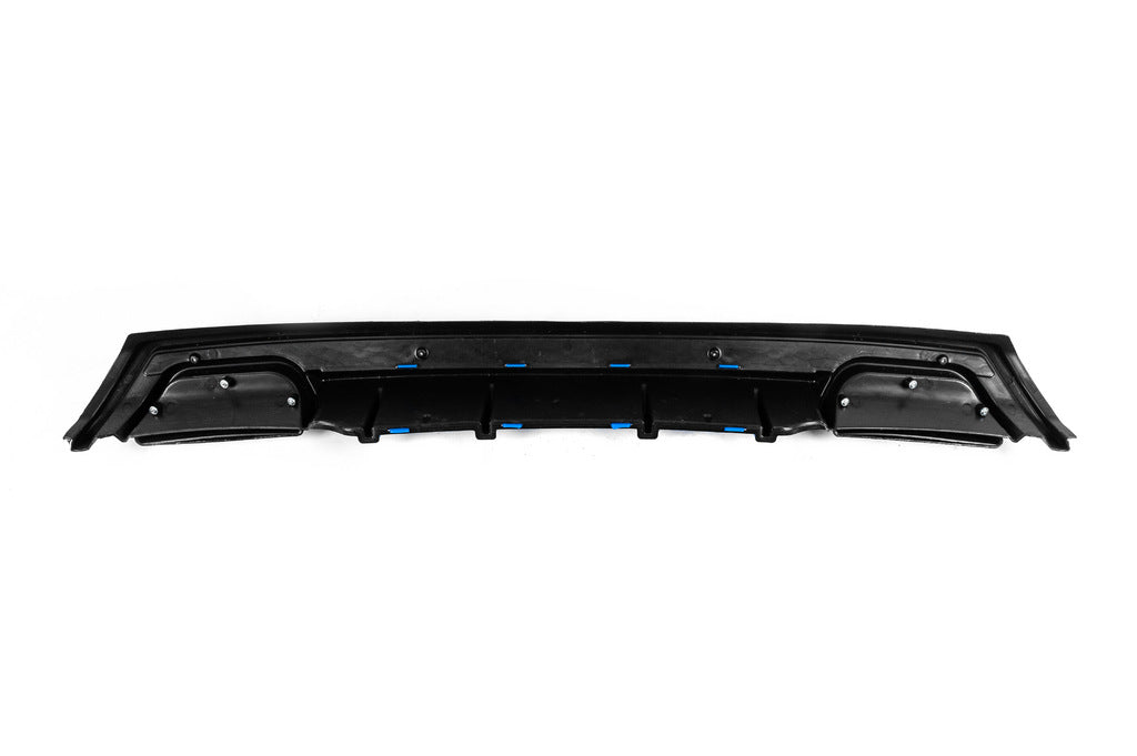 Universal rear diffuser DPT V-3 (ABS) (blue + black gloss) - image 3