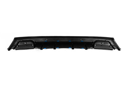 Universal rear diffuser DPT V-3 (ABS) (blue + black gloss) - image 3