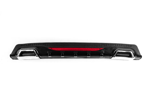 Universal Rear Diffuser DPT AMG Style V-3 (ABS) (Gloss Black) - image 1