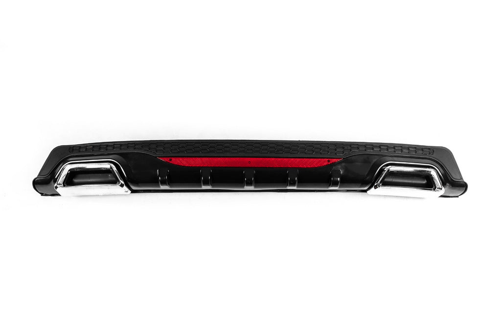 Universal Rear Diffuser DPT AMG Style V-3 (ABS) (Gloss Black) - image 1