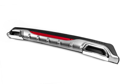 Universal Rear Diffuser DPT AMG Style V-4 (ABS) (Grey+Black Gloss) - image 2