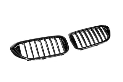 Kidney Grilles 1 Bar (2017-2020, Gloss Black) for BMW 5 Series G30/G31 2017-2023 - image 5