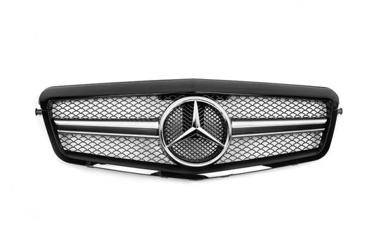 Front Grille AMG Black (2009-2012) for Mercedes E-сlass W212 2009-2016 - image 1