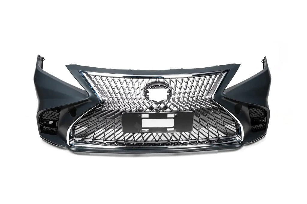 Front bumper Lexus LS style assembled for Toyota Camry 2018-2023 - image 4