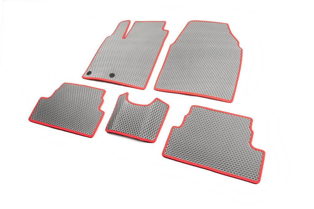 Mats (EVA, gray) for Nissan Qashqai 2007-2010 - Reelken Auto