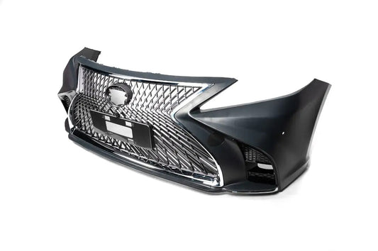 Lexus LS style front bumper assembled for Toyota Camry 2018-2023 - image 2