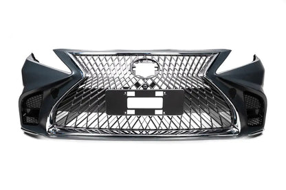 Front bumper Lexus LS style assembled for Toyota Camry 2018-2023 - image 1