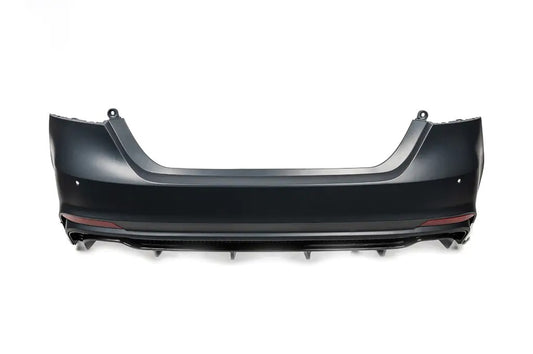 Rear bumper Lexus LS style assembled for Toyota Camry 2018-2023 - image 1
