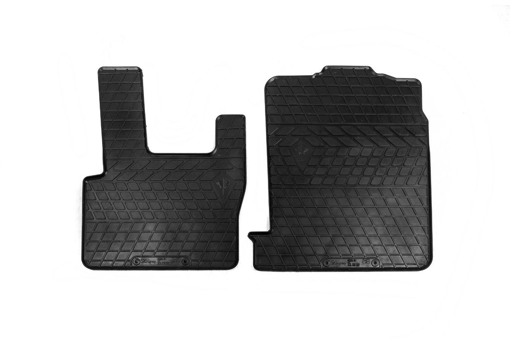 Rubber Floor Mats (2 pcs, Stingray Premium) for DAF XF95 2002-2006 - image 1