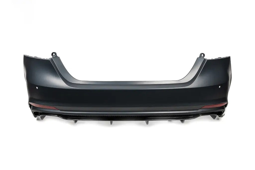 Rear bumper Lexus LS style assembled for Toyota Camry 2018-2023 - image 1