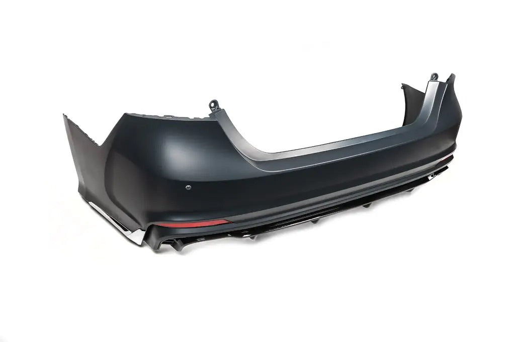 Lexus LS style rear bumper assembled for Toyota Camry 2018-2023 - image 3