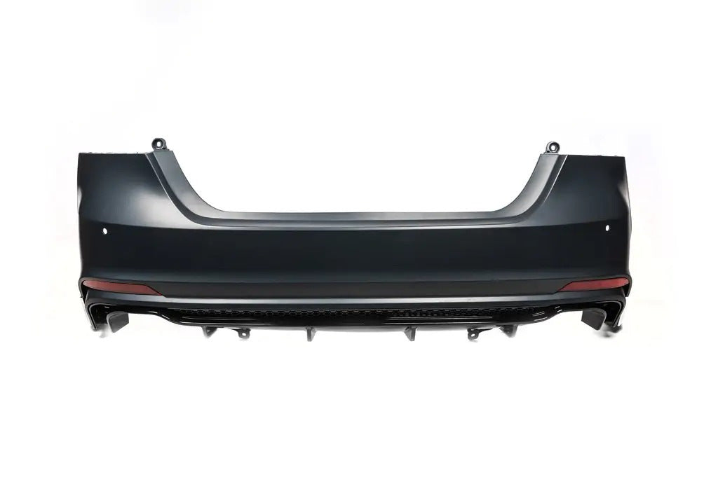 Rear bumper Lexus LS style assembled for Toyota Camry 2018-2023 - image 2