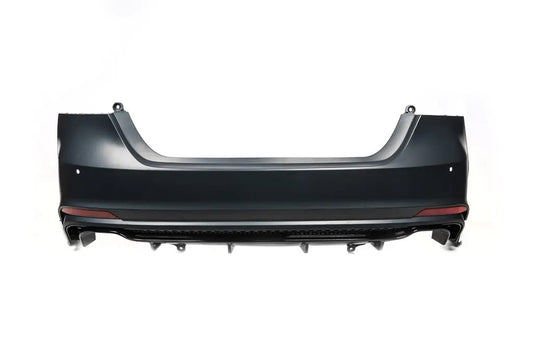 Rear bumper Lexus LS style assembled for Toyota Camry 2018-2023 - image 2